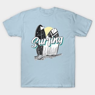 Surfing board T-Shirt